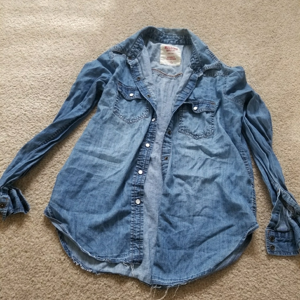 blue jean throw on
